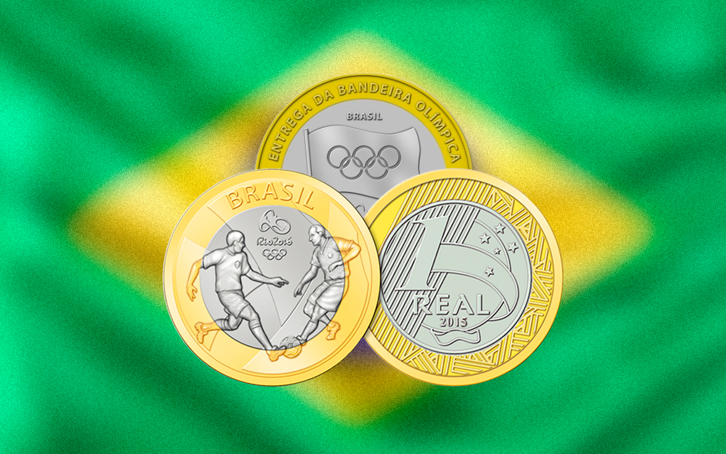 As moedas de R$ 1 das Olimpíadas Valem quanto?
