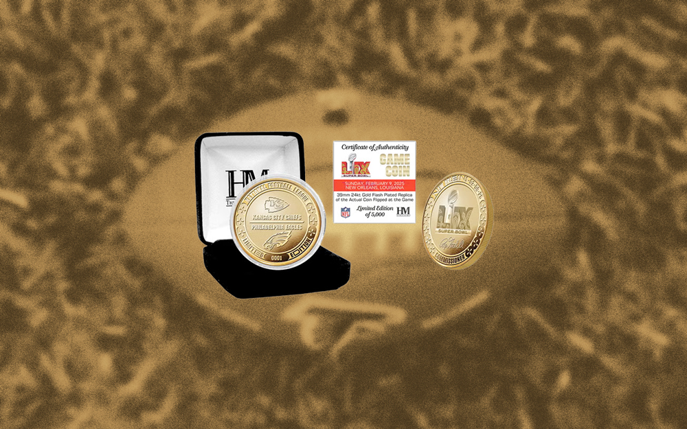 Você sabia que o Super Bowl tem uma moeda própria para o cara ou coroa?