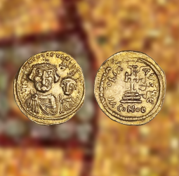 Moedas de ouro de 1.400 anos encontradas em mosteiro cristão no deserto da Judeia.