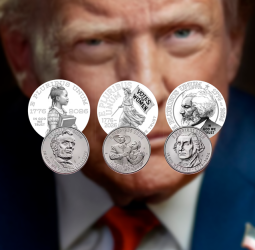 Trump troca moedas de 2026 que remetem à abolição da escravidão e ao sufrágio feminino por figuras dos fundadores dos EUA