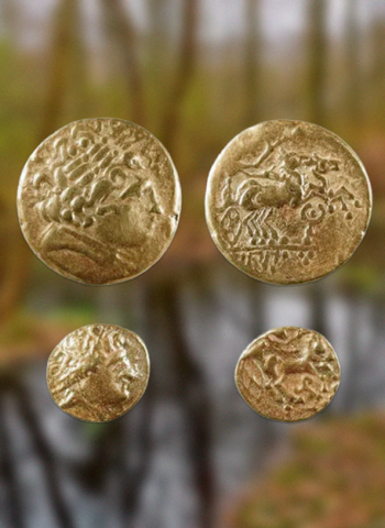 Moedas de ouro celtas de 2.300 anos são encontradas em pântano suíço