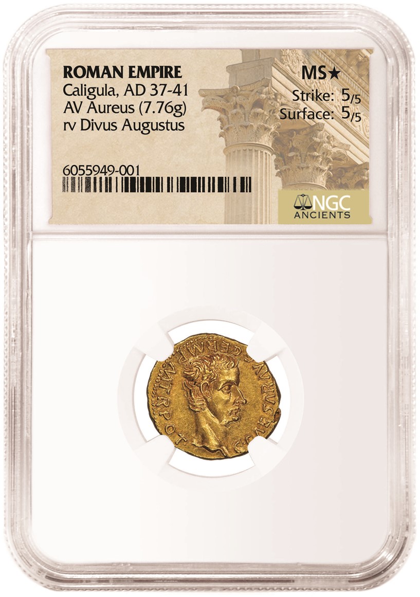 Moeda Rara de Calígula Lidera Leilão de Moedas Antigas da Heritage Avaliada entre US$ 200.000 e US$ 400.000