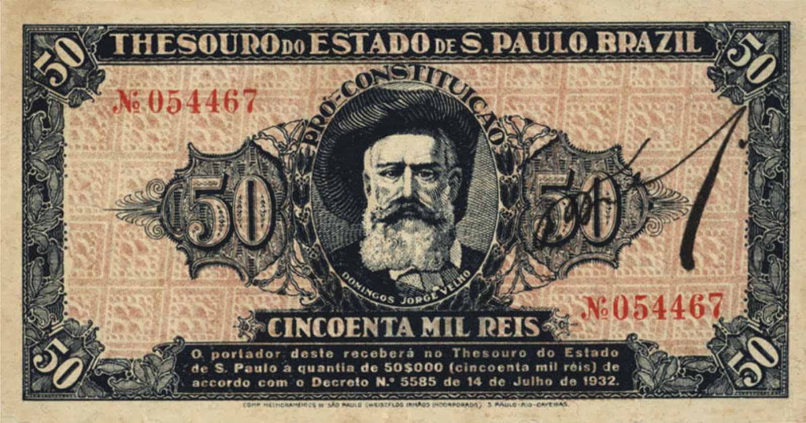 A Casa da Moeda Alternativa e o "Dinheiro Paulista" da Revolução de 1932