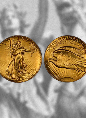 Moeda de ouro de US$ 5 milhões volta a público após mais de um século