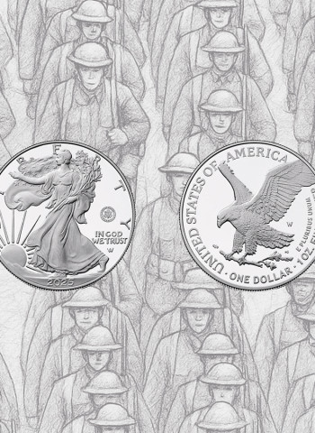 Moeda celebra os 250 anos do Exército dos EUA com tiragem limitada e selo exclusivo