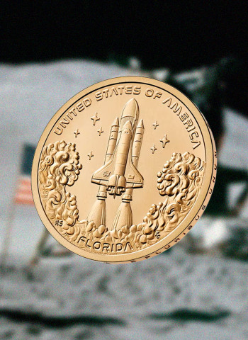 EUA lançam moeda com homenagem à NASA