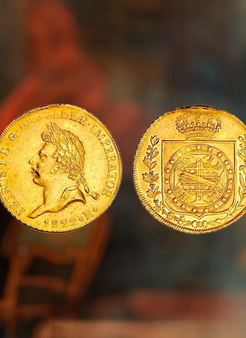 A moeda que incomodou o imperador: a peça da coroação e a morte de Dom Pedro I