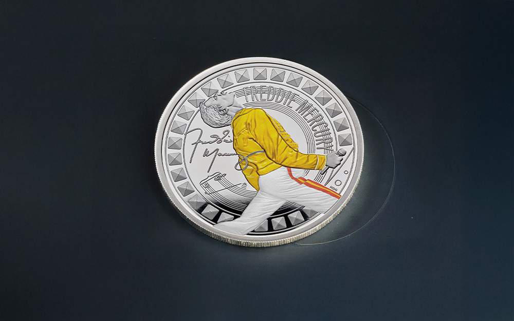 Royal Mint amplia coleção e reforça legado cultural de Freddie Mercury