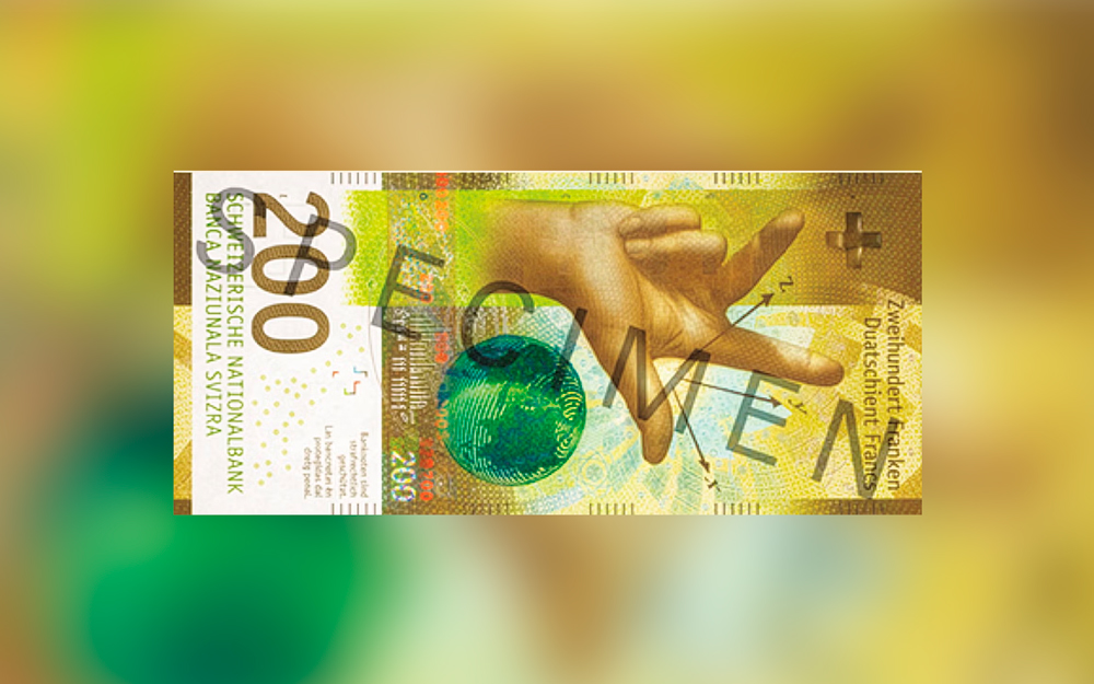 Suíça muda o design das notas, mas mantém cores e moedas de 150 anos