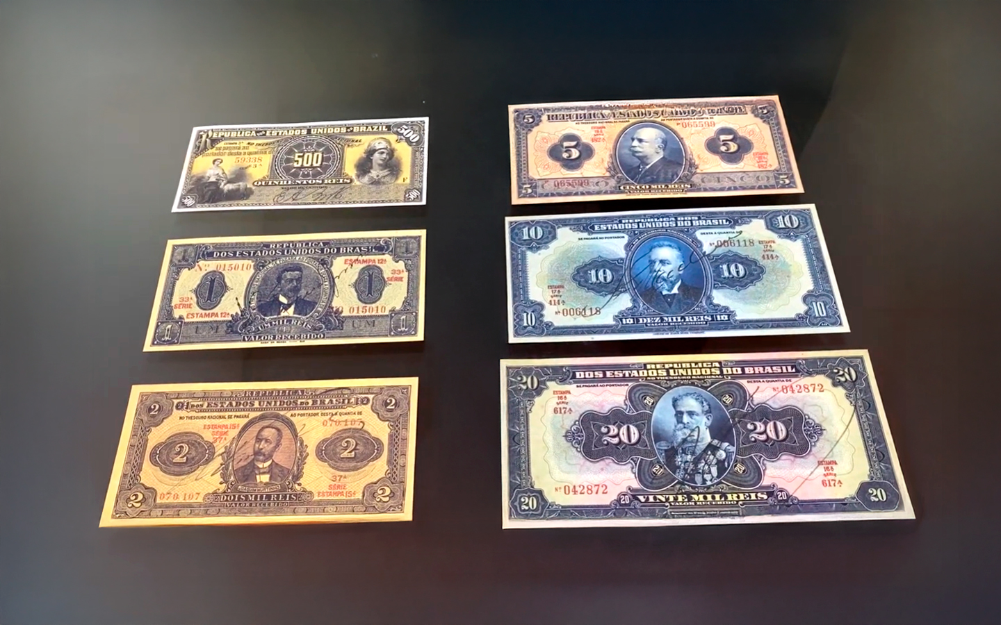 6 cédulas baratas para iniciar uma coleção de réis