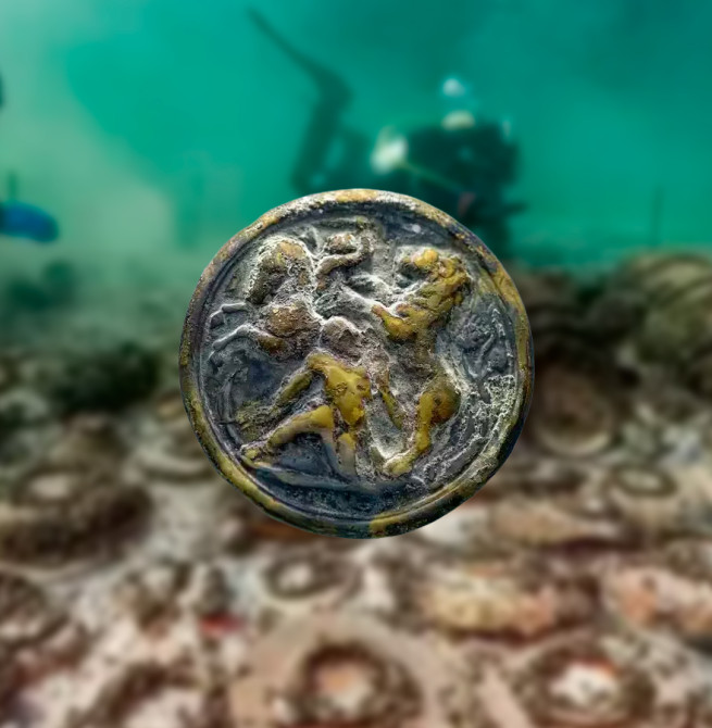 Carga romana de 2 mil anos, com espadas de gladiadores, moedas e cerâmica, é encontrada na Suíça