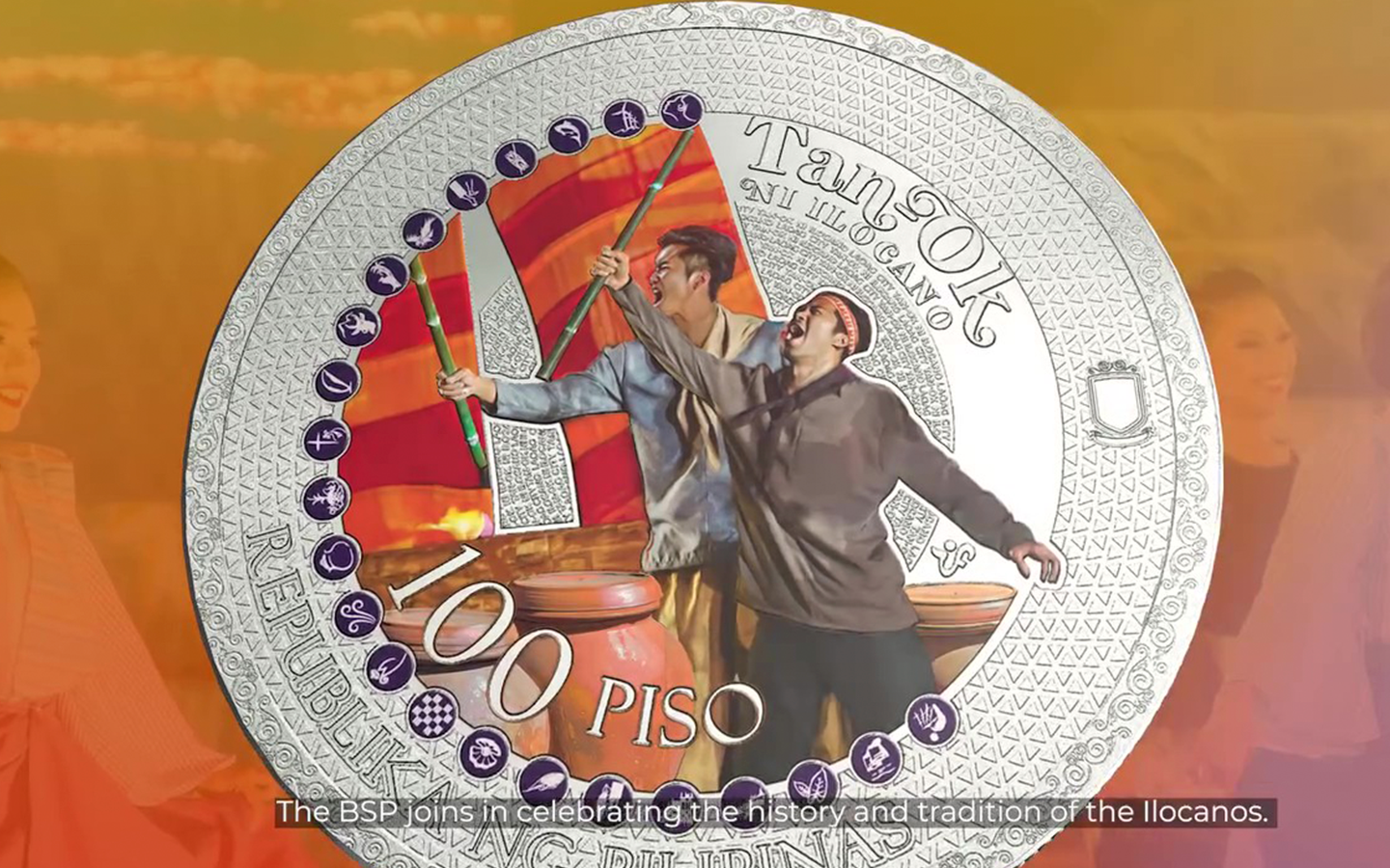 Filipinas lançam moeda de prata inspirada em festival regional