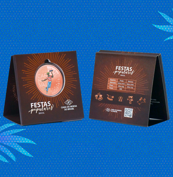 Medalha do Carnaval, lançada em 2019, está esgotada e ganha novo interesse na folia