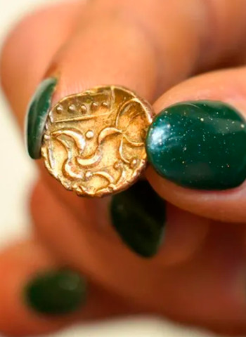 Moeda de ouro celta rara é vendida por R$ 3.300 no Reino Unido