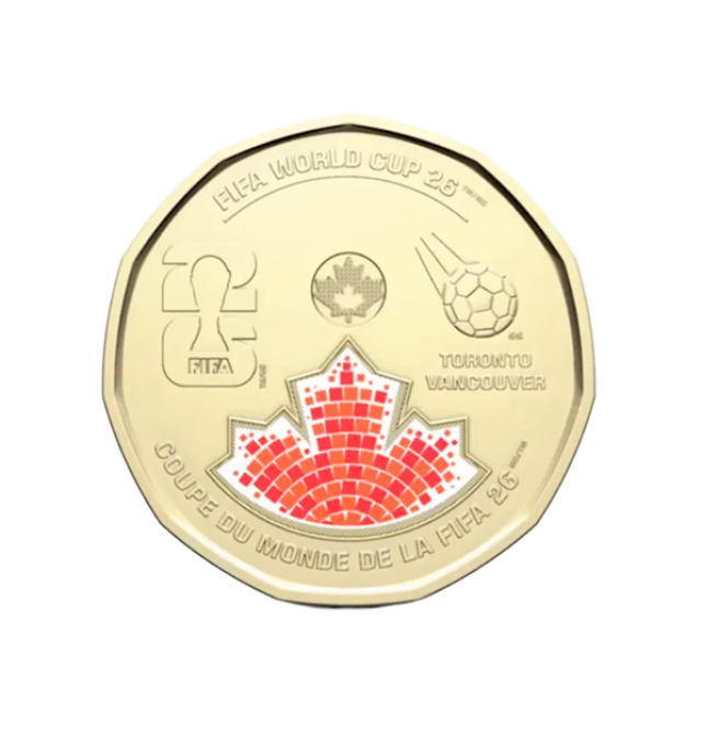 Canadá põe moeda da Copa de 2026 em circulação e aposta no efeito colecionador