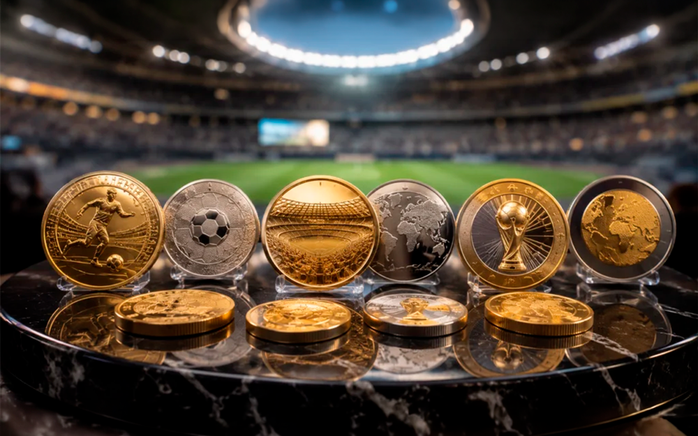 México aposta em moedas de ouro e prata para marcar Copa de 2026