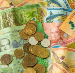 Costa Rica Retira de Circulação Moedas Antigas de ₡5, ₡10 e ₡25 a Partir de 1º de Julho