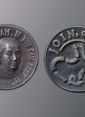 Medalha com Benjamin Franklin vence concurso e destaca força simbólica da numismática