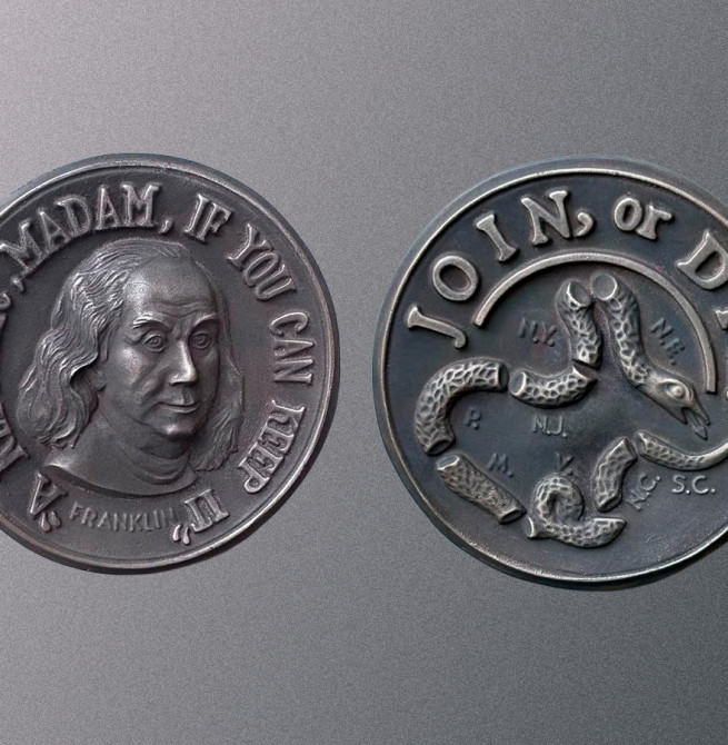 Medalha com Benjamin Franklin vence concurso e destaca força simbólica da numismática